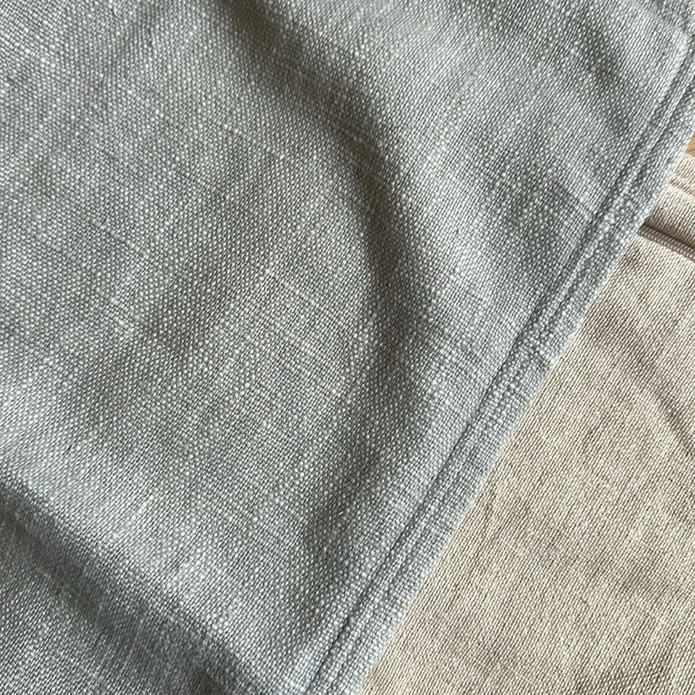 Crate & Barrel - 20x20 Organic Linen Throw Pillow Cases (Set of 2)